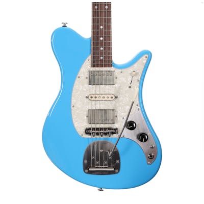 Oopegg Supreme Collection Trailbreaker Mark-I Electric Guitar in Maui Blue with Tremolo